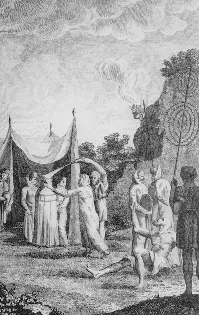 Procession at an Egyptian Wedding, from Niebuhr